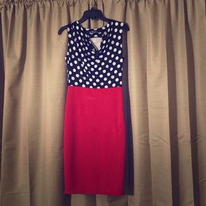 Fun two-toned sexy dress